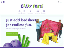 Tablet Screenshot of crazyforts.com